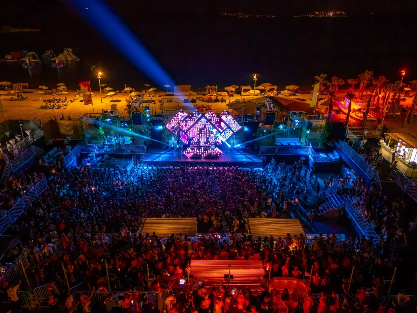 Symbol at Zrće Beach — venue photograph